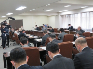 「仙台市議会災害対策会議」が開催されました。